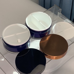 Chăm sóc da bao bì 50g + 50g xi lanh Kem nồi kép chambers mỹ phẩm 100ml * 2 lọ nhựa mặt mắt Kem container - Product Image 4