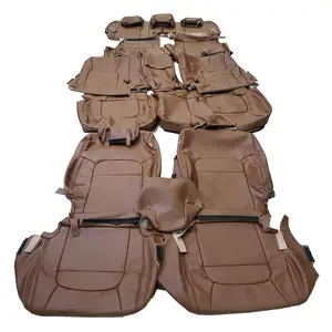 OEM ODM new design luxury durable car seat cover custom leather seat covers for toyota land cruiser