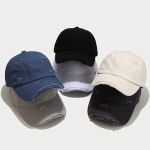 Casquette de baseball en coton vieilli, style trucker, couleur unie, avec logo brodé personnalisé acceptable, pour homme - Product Image 2