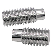 Vis de réglage à fente en acier inoxydable 18-8 SS SUS 304 316 316L A2 A4 70 80 avec pointe de chien DIN926 DIN417