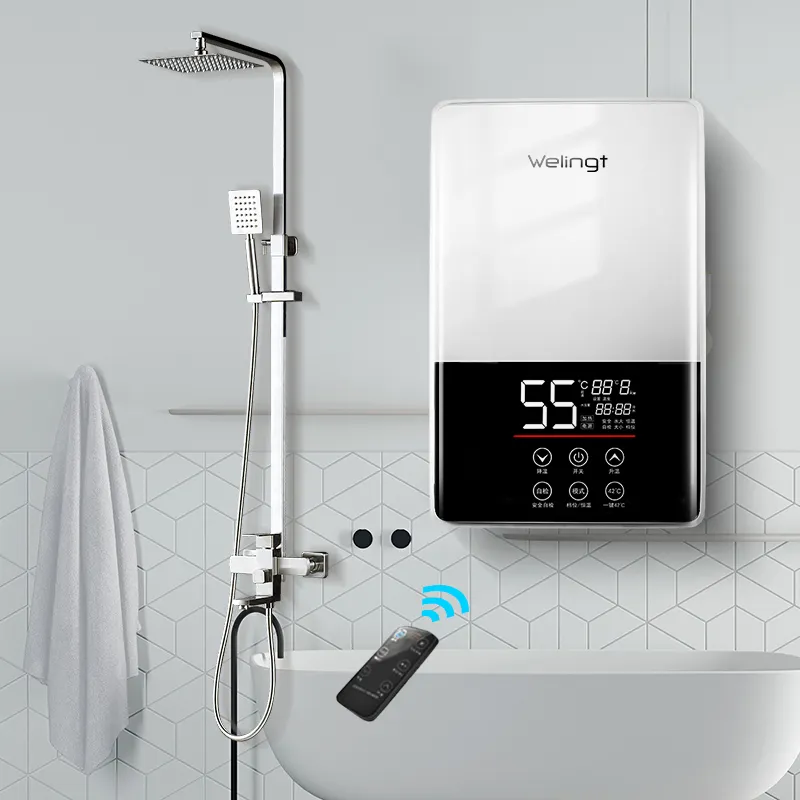 2022 Clage Calentador Agua Low Watt Power Italien Tragbarer Geysir Mini Hot Shower Tankless Gyeser Sofortiger elektrischer Warmwasser bereiter