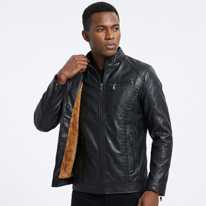 Chaqueta de Motociclista para Hombre, Impermeable, Táctica, de Cuero, de Alta Calidad, al por Mayor - Product Image 2