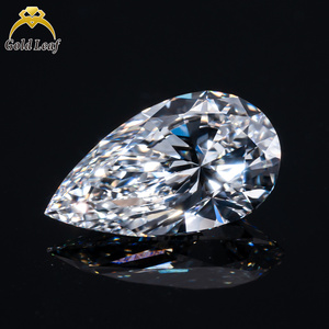Eccellente diamante sintetico IGI Report 1CT 2CT D se colore pera taglio CVD diamanti coltivati in laboratorio per la creazione di gioielli - Product Image 2
