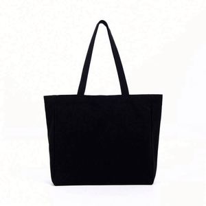 Wholesale Custom Women Shoulder Bag Eco Blank Cotton Canvas Shopping <b>Handbag</b> Tote Bag - Product Image 4