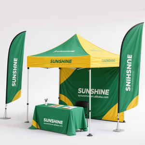 The Sunshine 10 X 10 Promotion Heavy Duty Popup Waterproof Canopy Custom Trade Show Folding <strong>Tent</strong> for Events Camping Outdoor - Product Image 4