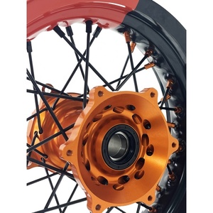 Rueda Delantera Supermoto Husaberg 570 <span class=keywords><strong>FS</strong></span> <span class=keywords><strong>2020</strong></span> 16/17'', Llanta de Aluminio Anodizado CNC para Motocicleta Todoterreno Enduro Racing - Product Image 6