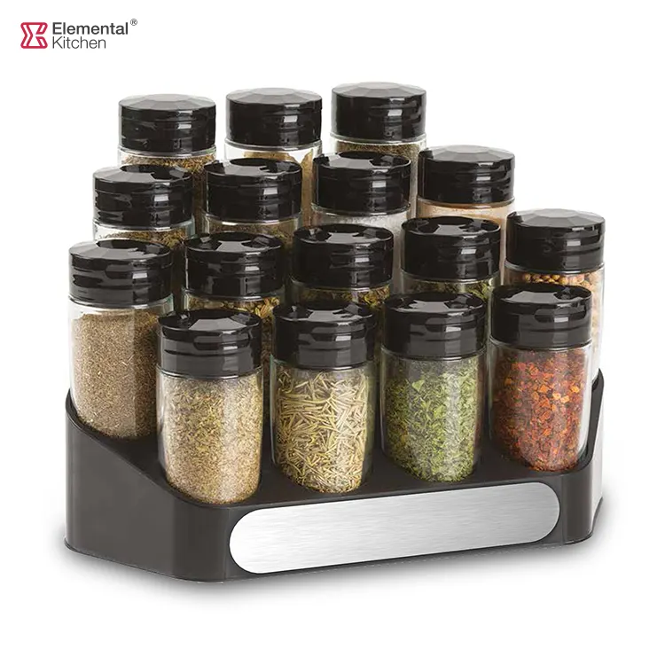 Seasoning Pepper Spices Storage Bottle Container Rack
