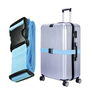 Étiquette de bagage en nylon personnalisée boucle <span class=keywords><strong>sangle</strong></span> ceinture à bagages pour <span class=keywords><strong>valise</strong></span> de coffre avec boucles épaisses prix d'usine - Product Image 6
