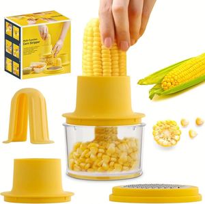 Máquina Manual 2 en 1 para Desgranar Maíz, Herramienta Desgranadora de Maíz con Rallador para Cocina, Desgranador de Maíz - Product Image 1