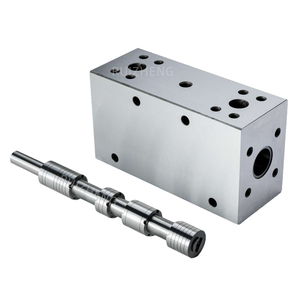 Custom Machined Hydraulic Directional Spool Valve Includes Assembly Made from Aluminum Steel Brass Shaft Manufacturing Mould - Product Image 1