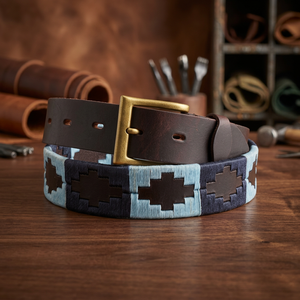 Cinturón de Cuero Genuino Hecho a Mano, 100% Calidad Premium, Ligero y Resistente, Casual, para Hombre, con Hebilla Cuadrada de Acero, Impresión de Logotipo Personalizado - Product Image 1