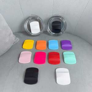 6oz Magnetic Replacement Lid <b>Sliding</b> <b>Plastic</b> Magnet Cover Universal Fit for 8oz 10oz Stainless Steel Insulated Water Bottle - Product Image 1