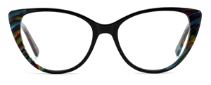 <span class=keywords><strong>Gafas</strong></span> <span class=keywords><strong>Graduadas</strong></span> de Diseño para Mujeres Jóvenes y Modernas, Monturas de Acetato Azul de Lujo - Product Image 2
