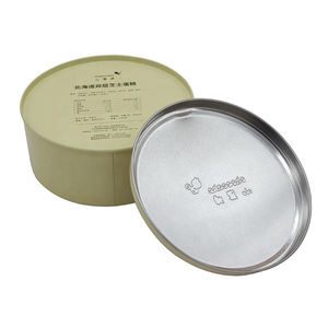 Maßgefertigter 8-Zoll Luxus-Lebensmittelbehälter aus Metall mit Offsetdruck für Kekse, Kuchen, Milch, Backwaren - Weihnachtsdesign - Product Image 6