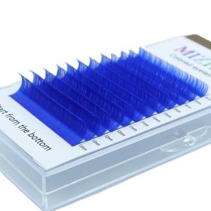 <span class=keywords><strong>Faux</strong></span> <span class=keywords><strong>cils</strong></span> synthétiques monocolores 0.07 8-13 Bleu Blanc Violet Jaune Gris Orange Rose Marron Débutant par le bas - Product Image 4