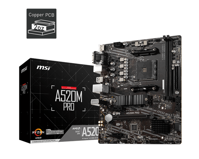 MSI B450M-A PRO MAX II 2.5G Supports AMD 5000G/4000G/3000G/2000G/1000 Series Processor Socket AM4 Desktop Motherboard