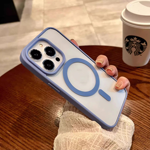 Hot bán rõ ràng Acrylic từ tính không dây sạc điện thoại di động trường hợp đối với iPhone 11 12 13 14 15 16 Pro Max Đối với Samsung S24 S25 - Product Image 3