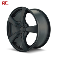 Jantes forgées personnalisées de 18, 19 et 20 pouces, 5x114.3, noires, 5 branches, légères, pour Subaru WRX STI, Nissan, Toyota, voitures de performance JDM