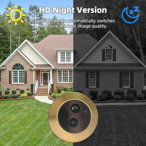 Tuya thông minh an ninh 4.3inch cửa máy ảnh với peepholes 3MP HD 2.4 Gam Wifi cửa người xem với built-in microphone âm thanh cửa điện thoại - Product Image 6