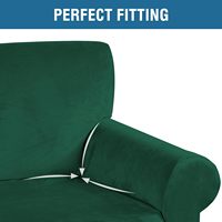 Vente en gros de housses de canapés, housse de canapé solide élastique et extensible en forme de L // housses de chaise de canapé de Noël pour le salon