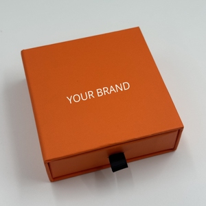 Серебряное Золотое кольцо для хранения, ожерелье, серьги, подвеска, прочные, пригодные для переработки, квадратные, атласные, искусственная кожа, деревянные бумажные материалы-современные - Product Image 1