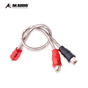 Sistema de Audio para Automóvil AK-RN4, Cable de Audio de Cobre Puro, Una Conexión <span class=keywords><strong>Macho</strong></span> y Dos Hembra, Línea de Señal - Product Image 5