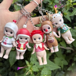 Sonnie Angels Doll Christmas Series Cute Doll Keychain Pendant Trendy Handmade Female Bag Charms
