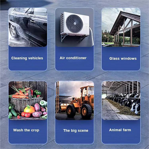 21 वी उच्च दबाव वॉशर बैटरी कॉर्लेस ली-आयन वॉश मजबूत पावर पोर्टेबल रिचार्जेबल इलेक्ट्रिक कार वॉशर वाटर स्प्रेयर कॉम्बो - Product Image 4