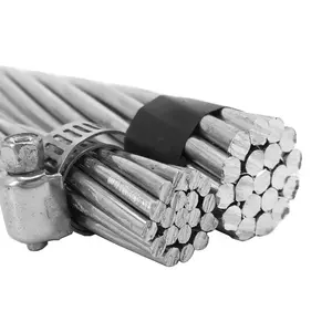 Acsr Bare Cable Conductor ASTM 50mm 100mm2 Overhead AAC ACSR Single Core Bare All Aluminum Conductor Wire Cable AAAC