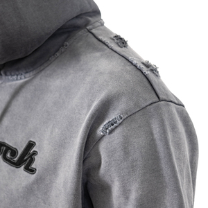 Sudadera con capucha de algodón TOPSHOW, sudadera personalizada con capucha, diseño vintage con lavado ácido y bordado, sudaderas con capucha para hombre - Product Image 5