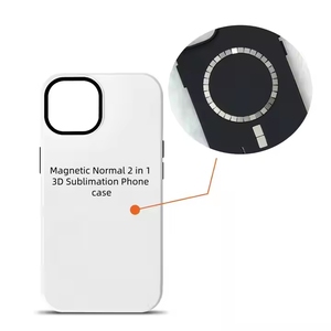 Funda de Teléfono Personalizada con Sublimación Magnética 3D para <span class=keywords><strong>iPhone</strong></span> 17 Air 16 Plus 15 14 13 <span class=keywords><strong>12</strong></span> 11 Pro Max, Carcasa Móvil de Bajo Costo para DIY - Product Image 1