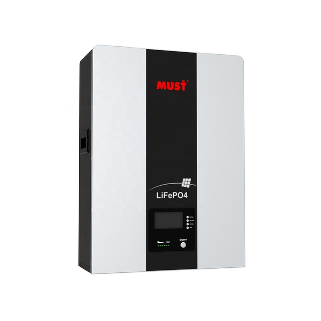 MUST LP16 48200 51.2V 200Ah 10240Wh Lithium Battery Pack Battery for Energy Storage Lifepo4 18650 Battery