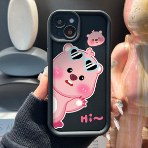 เคสซิลิโคนลายการ์ตูนน่ารักป้องกันการตกสำหรับ iPhone 16 15 14 13 12 <span class=keywords><strong>11</strong></span> PRO MAX - Product Image 1