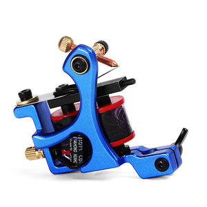 <span class=keywords><strong>Machine</strong></span> à <span class=keywords><strong>tatouer</strong></span> bleue, 10 bobines de qualité supérieure, pour tatouage, Art corporel, nouveau - Product Image 3