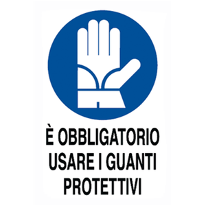 40x60 cm «Obligatoire d'utiliser des gants de protection» pour le produit de l'outil de tournage - Product Image 1