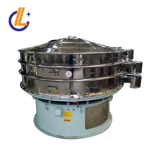 Stainless Steel Mesh Food Particle Rotary Vibrating Screen For Worm Castings