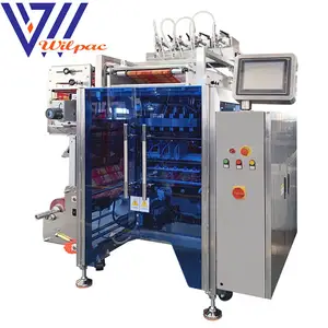 Multi-function multi lanes multi line vertical filling bag small pouch sachet packing full automatic liquid packaging machine