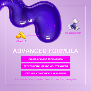 Lo Shampoo viola per <span class=keywords><strong>capelli</strong></span> per biondo neutralizza le ciocche ottose nella <span class=keywords><strong>maschera</strong></span> per <span class=keywords><strong>capelli</strong></span> di riparazione del colore dei <span class=keywords><strong>capelli</strong></span> sbiancati - Product Image 4