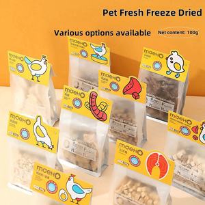 DE nueva venta al por mayor muchos varios gatos de carne pura Snack para perros cubos de carne liofilizados pollo Natural alimentos para mascotas liofilizados - Product Image 3