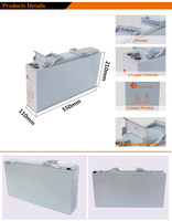 Batterie solaire au gel Felicity moderne 12V 200Ah, batterie au gel, accu, pil, bateria solares, batteries de stockage rechargeables au plomb-acide