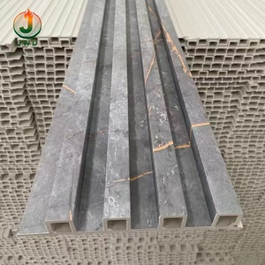 Pannello Murale Moderno di Lusso in PVC WPC Legno Massello Impermeabile per Soggiorno, Carte da Parati e Rivestimenti a Griglia - Product Image 5