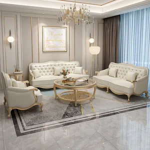 Классический роскошный белый кожаный секционный диван chesterfield на одно, два и три места
