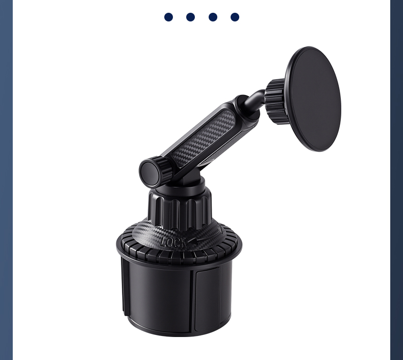 Universal Magnetic Flexible Car Cup Phone Holder 360 Rotation Strong Magnet for All Smartphones - OE