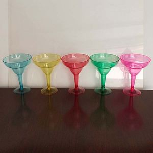 Copa de cóctel desechable de plástico PS transparente para margarita/martini, tipo copa dividida - Product Image 3