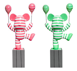 Modern Fiberglass <strong>Gummy</strong> <strong>Bear</strong> <strong>Statue</strong> for Living Room Decor Low MOQ Resin Crafts Sculpture - Product Image 5