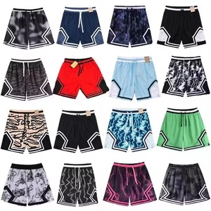 Wholesale Blank/Custom Mesh Basketball <b>Shorts</b> Breathable Double Layer Mesh Gym <b>Shorts</b> Men Athletic Sports <b>Shorts</b> with Pockets - Product Image 1