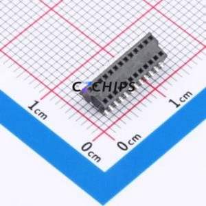 BKS-125-01-L-V-A Pin Socket SMD,P=1mm Connector ( Pitch: 1mm )( Row Spacing: 2.54mm )( Mounting Type: Vertical Mount ) - Product Image 1