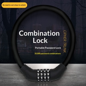 Lucchetto Antifurto per Bicicletta con Password, per Mountain Bike ed E-Bike, Lucchetto ad Anello Portatile Modello 8304 Prodotto in Cina - Product Image 5