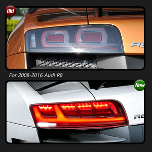 Conjunto de luces traseras TYPY para Audi R8 2007-2015, actualización a nuevas luces traseras LED, luces de circulación diurna y direccionales secuenciales. - Product Image 4
