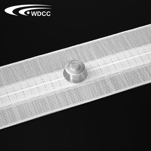 Ruban de filet de pêche transparent en forme de S avec clous en aluminium, taille personnalisable, ruban en cordon serpentin du fabricant - Product Image 1